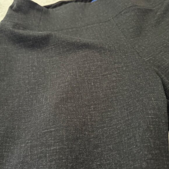 Apt 9 Womens Dress Pants Plus Size 14W Short Pull On Black Textured - Picture 8 of 8